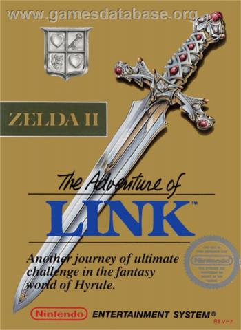 Cover Zelda II - The Adventure of Link for NES